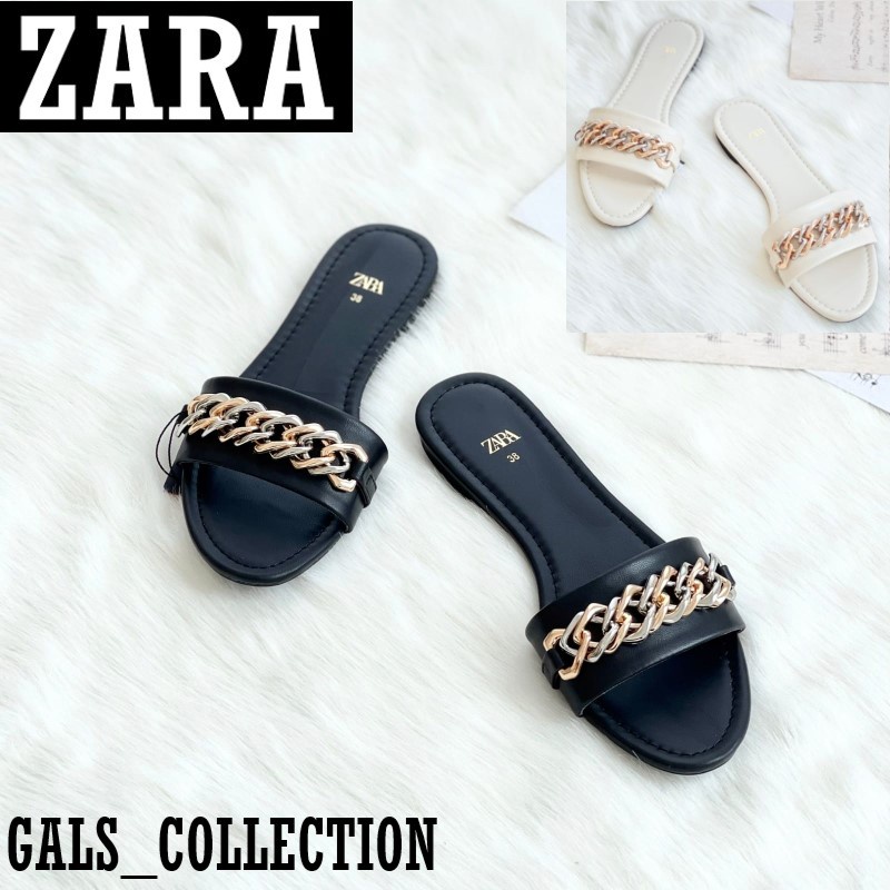 ZARA SLOP ZS153 SENDAL TEPLEK WANITA SLIP ON MODEL TERBARU KUALITAS IMPORT
