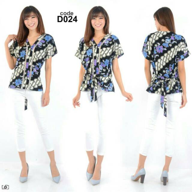 Baju batik/blouse batik fit to xl