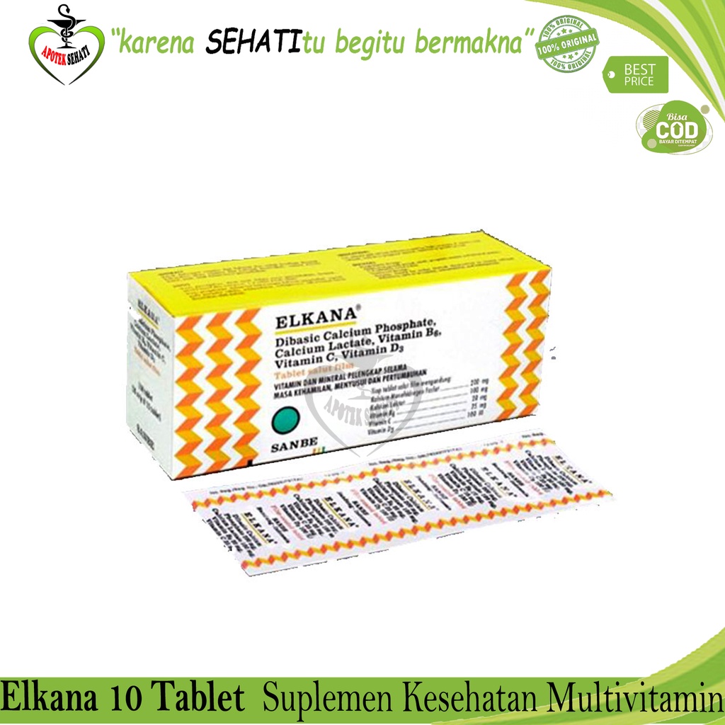 Elkana Multivitamin Suplemen Pertumbuhan Anak Kehamilan Menyusui