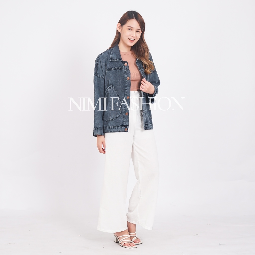 Jaket Oversize Wanita / Jaket Jeans Wanita / Jaket Denim Wanita