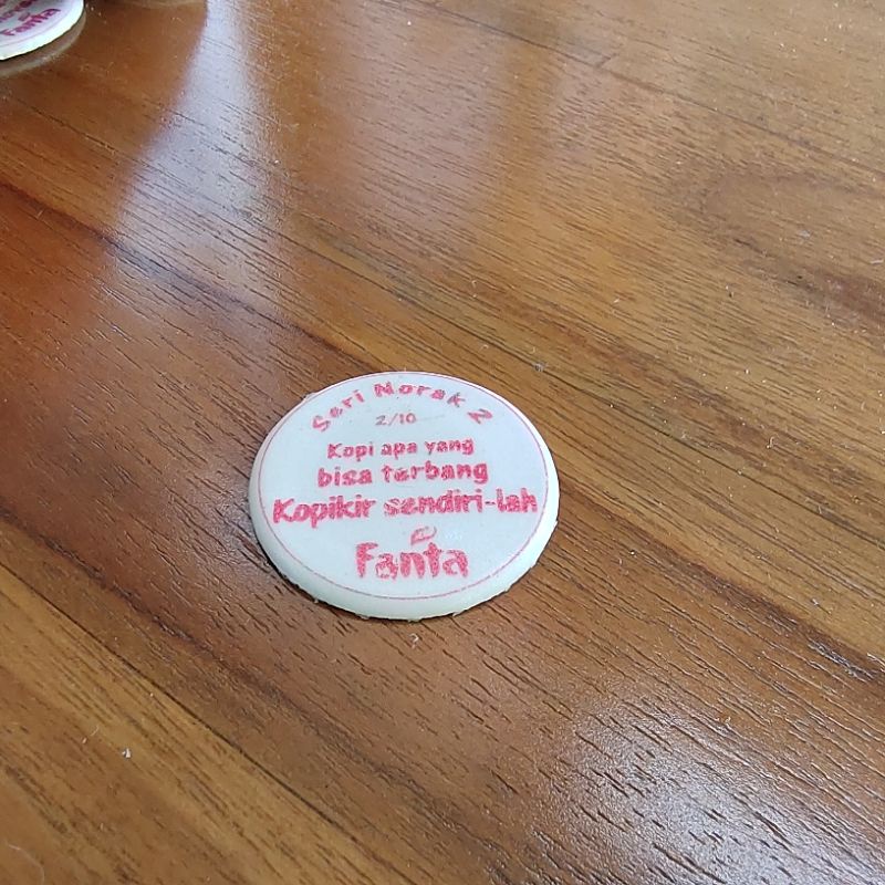 Plesetan tutup botol fanta random acak