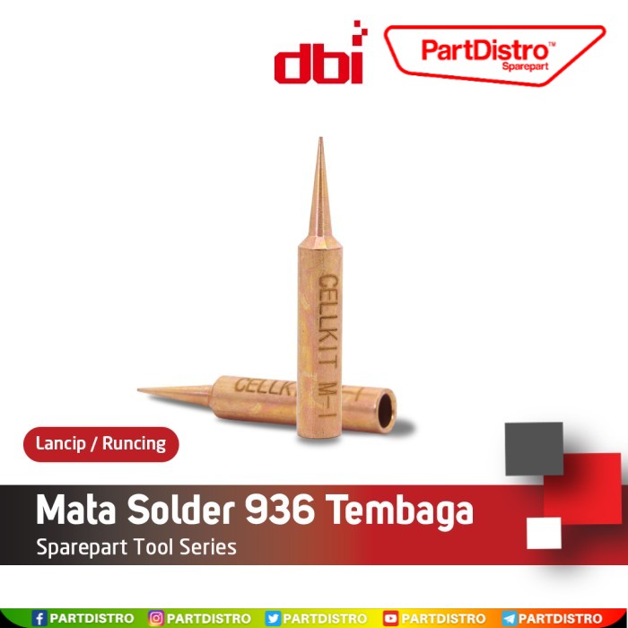 Mata Solder - Solder TIP CELLKIT 936 TEMBAGA LURUS