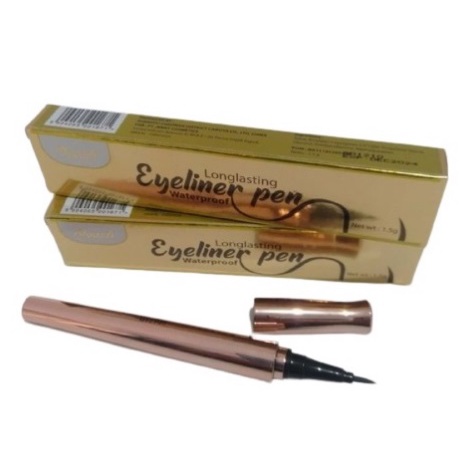 ✨SHASYA✨ EYELINER &amp; EYELINER PEN WATERPROOF BLACK - PEACH