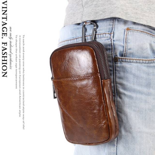 Dompet Hp Kulit Asli 8167 Import