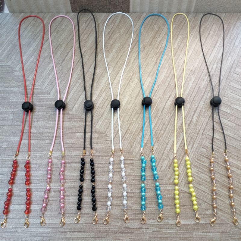 strap masker mutiara 2 in 1