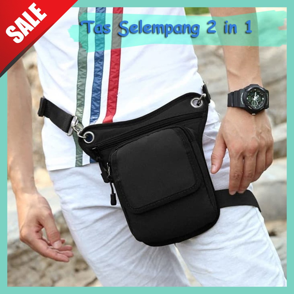 Tas Paha Pria Tas Slempang Army Tas Selempang Army Tas Paha 2 In 1 Tas Serbaguna