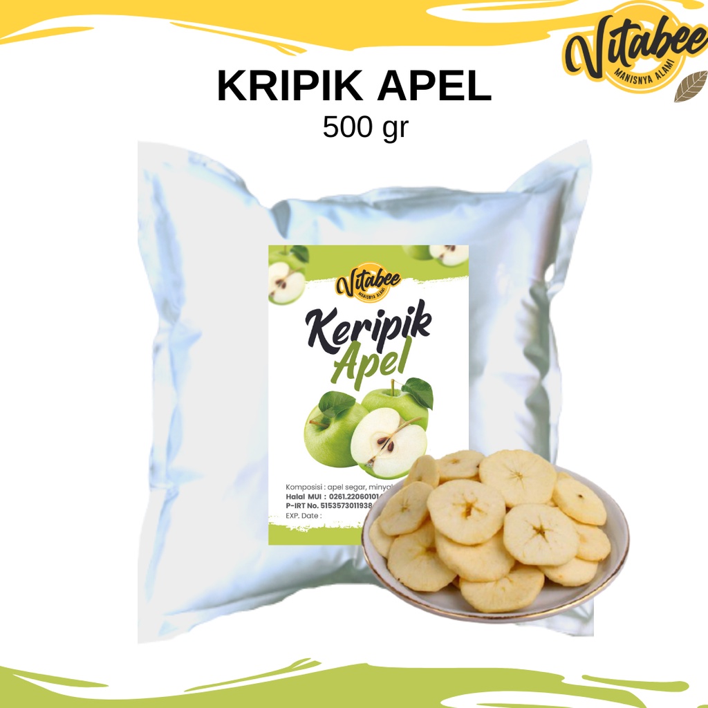 

2Xbtygneal Sakha Snack ) Vitabee Kripik Buah Nangka Apel Pisang Nanas Mangga Rambutan Kiloan
