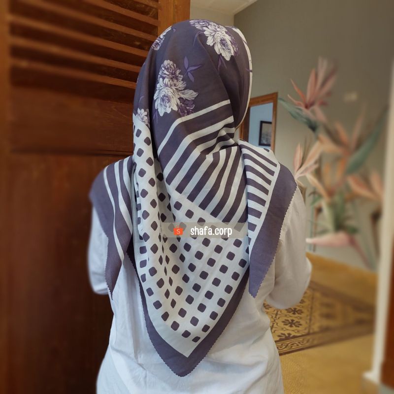 KERUDUNG SEGI EMPAT VOAL MIX POLY SHABBY CHIC SERIES