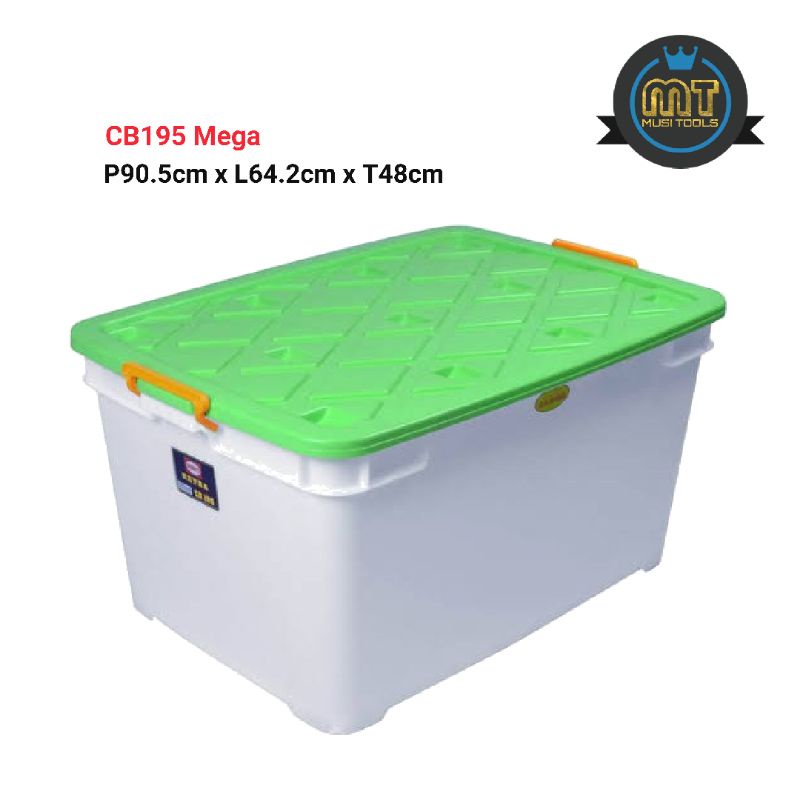 Shinpo Container Box Besar CB195 / Kontainer / Box Plastik / Kotak Penyimpanan / Box Serbaguna