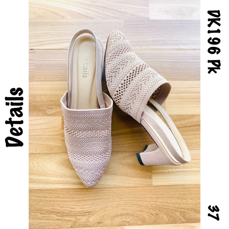 Details Sandal Hak Slop Only size 37