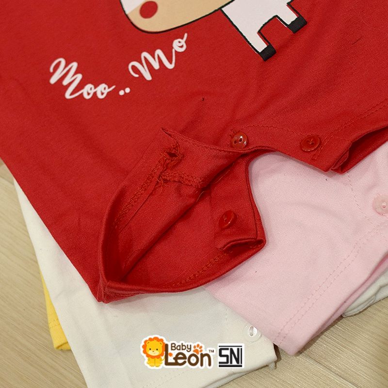 Baju jumsuit jumper romper kaos bayi BABY LEON GY04 laki laki perempuan baru lahir newborn karakter