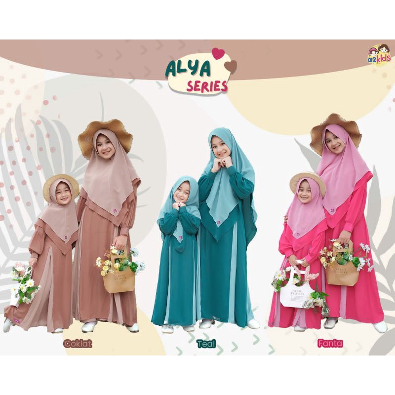 GAMIS ANAK PEREMPUAN ALYA SET A2KIDS