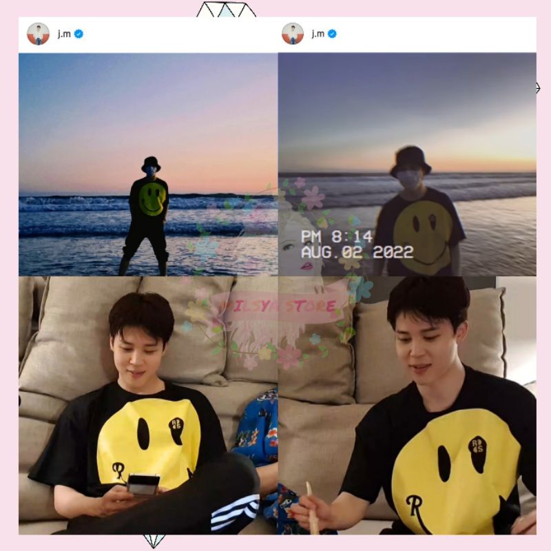 TSHIRT SMILE JIMIN BTS KAOS