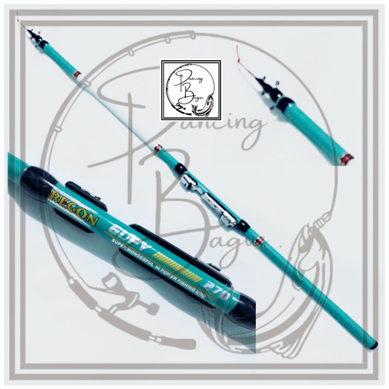 Joran Pancing Tegek Oregon Gupy 270 Fiber Set Kolong Murah COD