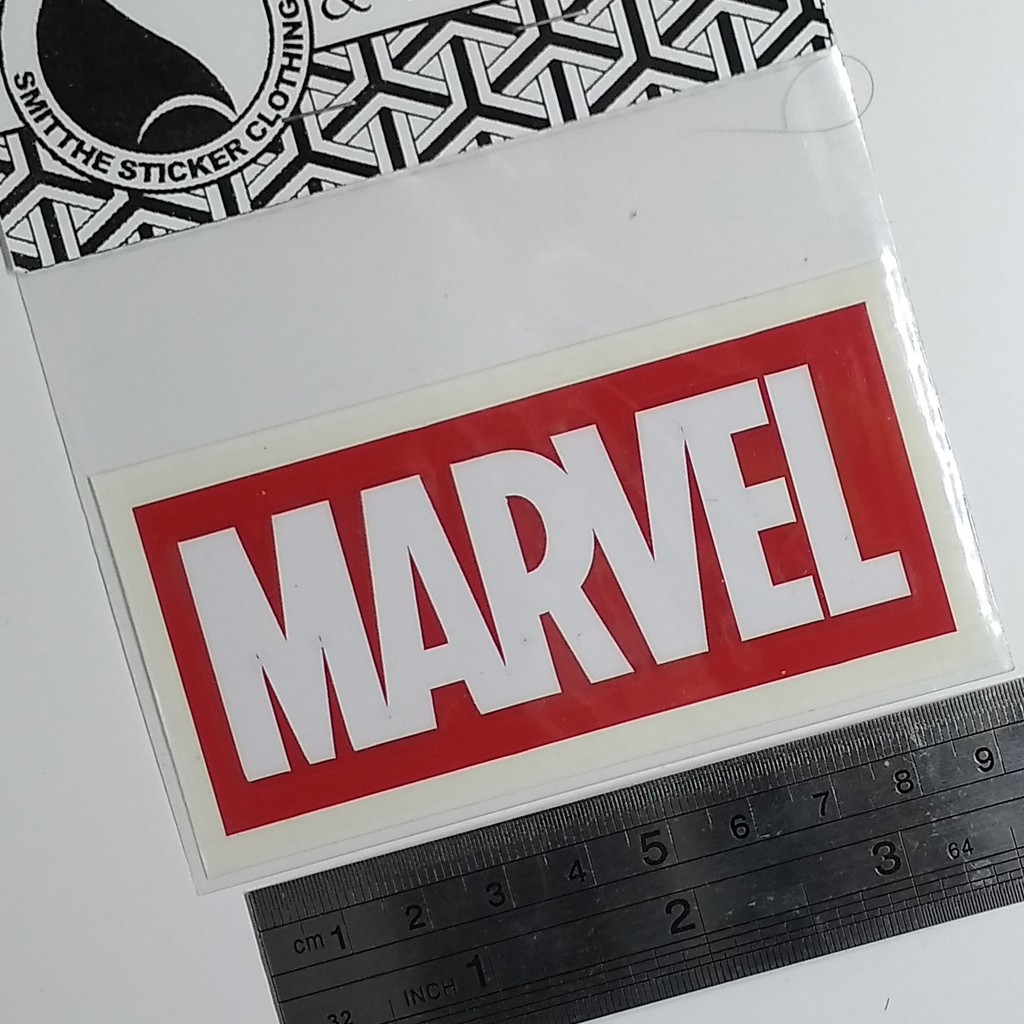 Stiker Marvel Logo Cutting Sticker 2W untuk aksesoris Motor Mobil