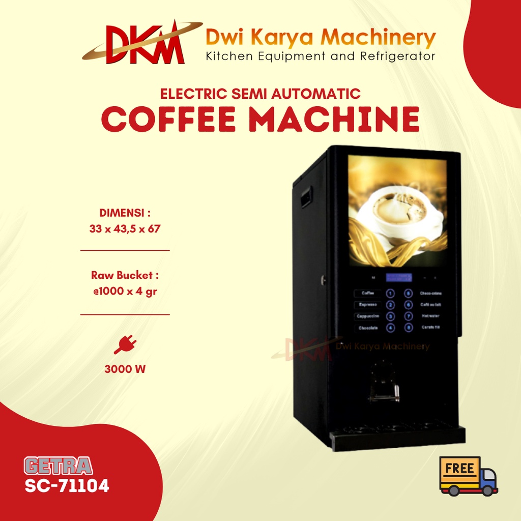 Mix Coffee Dispenser Getra SC-71104 / Mesin Kopi Dispenser Getra