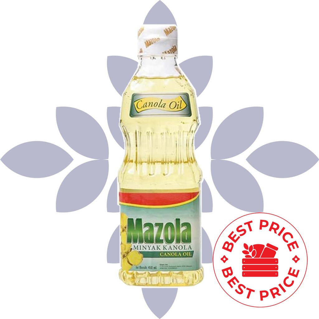 MAZOLA - CANOLA OIL (MINYAK CANOLA) - 450 ML (LEMAK TAMBAHAN MPASI)