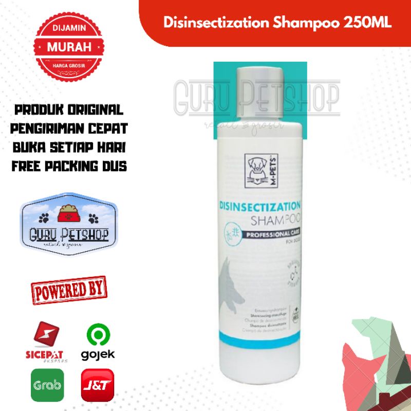 M-PETS Disinsectization Dog Shampoo 250Ml / Shampoo Anti Kutu Jamur