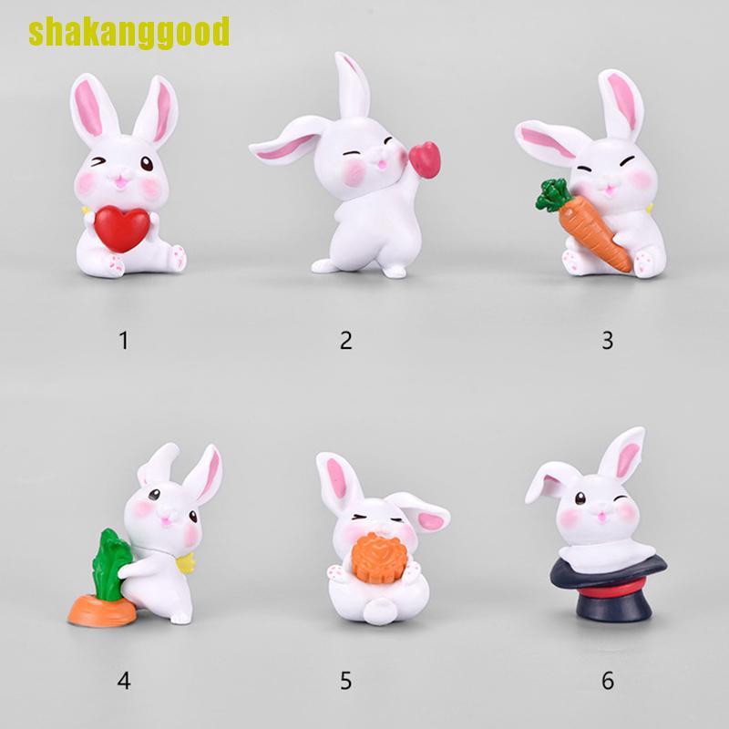 Ornamen Kelinci Mini Untuk Dekorasi Rumah Boneka