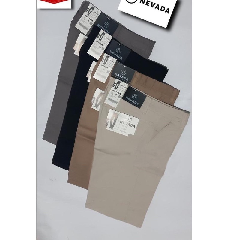 Celana Pendek Chino Kain Cowok Bahan Melar