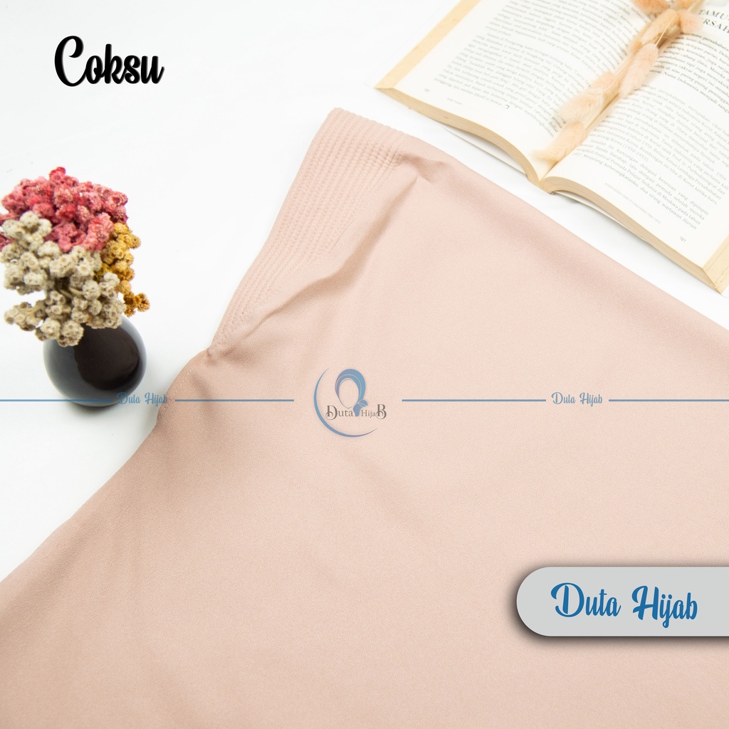 Jilbab instan / Hijab bergo maryam SIMPLE PAD JUMBO L murah (TANPA TALI)-Coksu