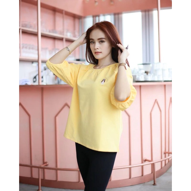 HP BASIC TOP - ATASAN KAOS WANITA POLOS