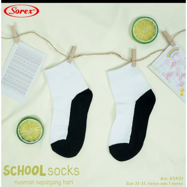 kaos kaki anak sekolah sorex K 5901,5902,5903,5904,5905