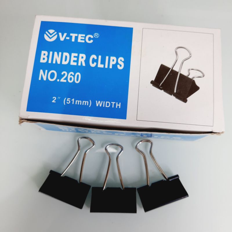 

Binder Clip no.260/Penjepit Kertas ( V-Tec)/pcs