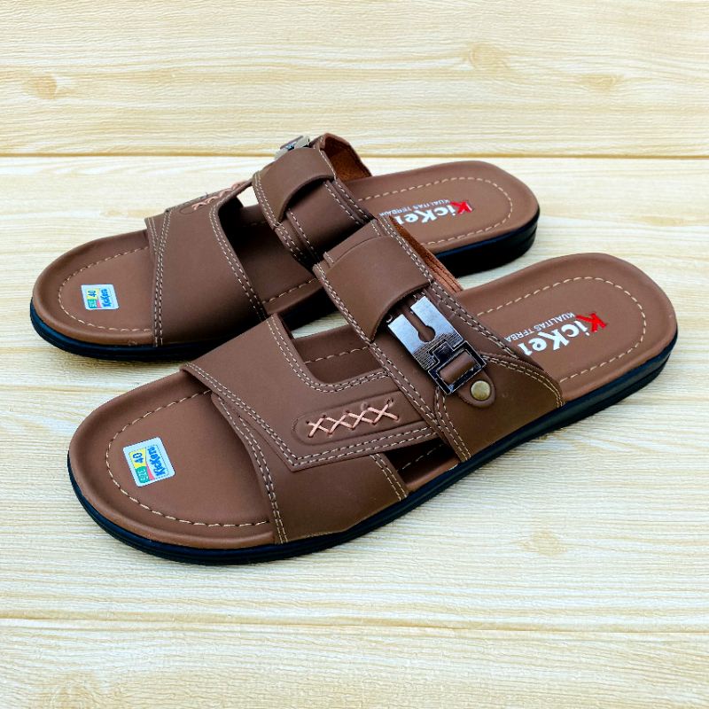 SANDAL SLOP PRIA KULIT SF 02 SANDAL CASUAL PRIA