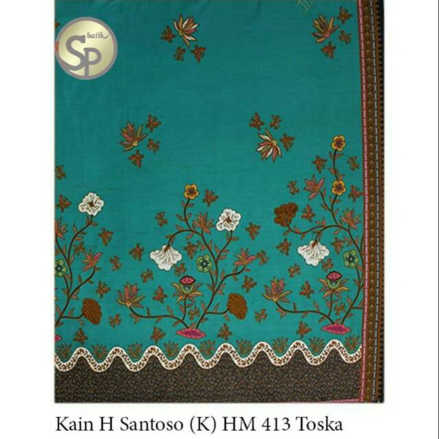KAIN BATIK H. SANTOSO HITAM MANIS