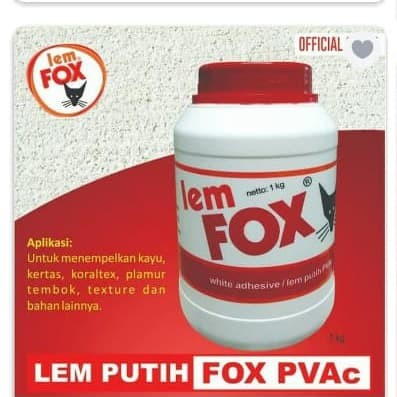 

Chrysa | LEM FOX PVAC BOTOL 1KG ORIGINAL