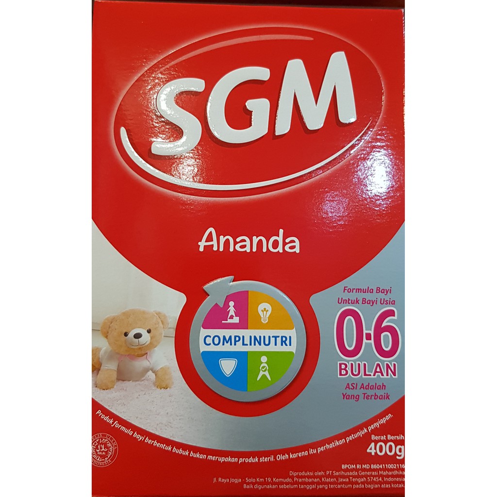 SUSU SGM ANANDA  1 400 GRAM
