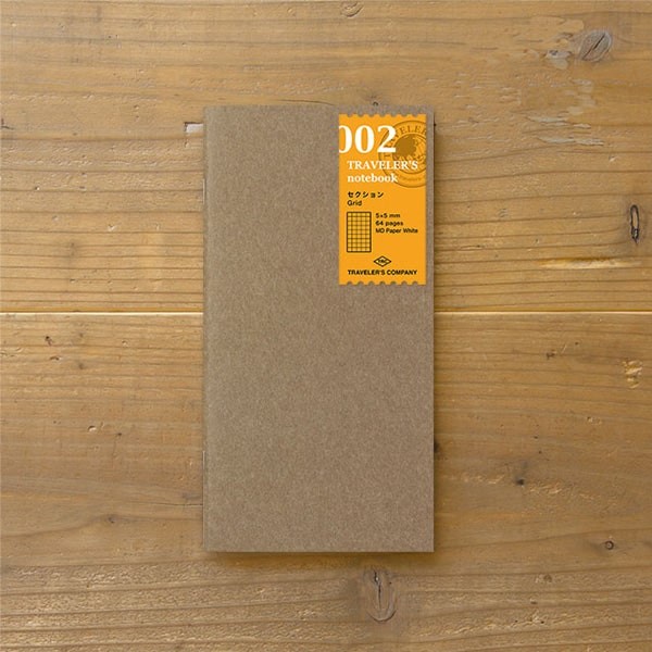 

[RESTOCK] Midori Traveler's Notebook Refill 002 - Grid Regular Sized