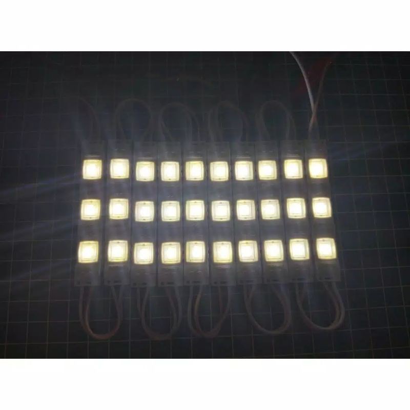 LAMPU LED MODUL 3 MATA 12v JUAL PERPAPAN 20