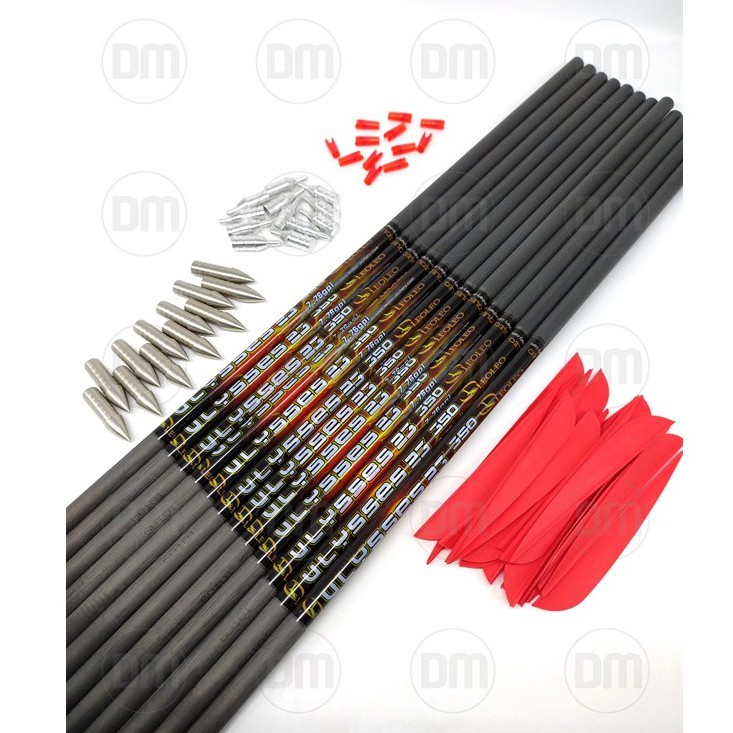 Arrow Carbon INDOOR- LEOLEO Ulysses23 Carbon Arrow- Archery- Panahan