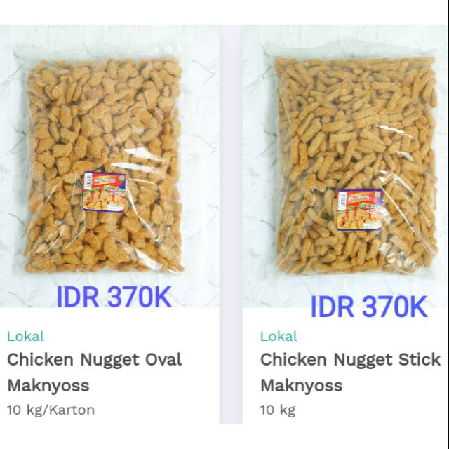 

Nugget chicken naget ayam