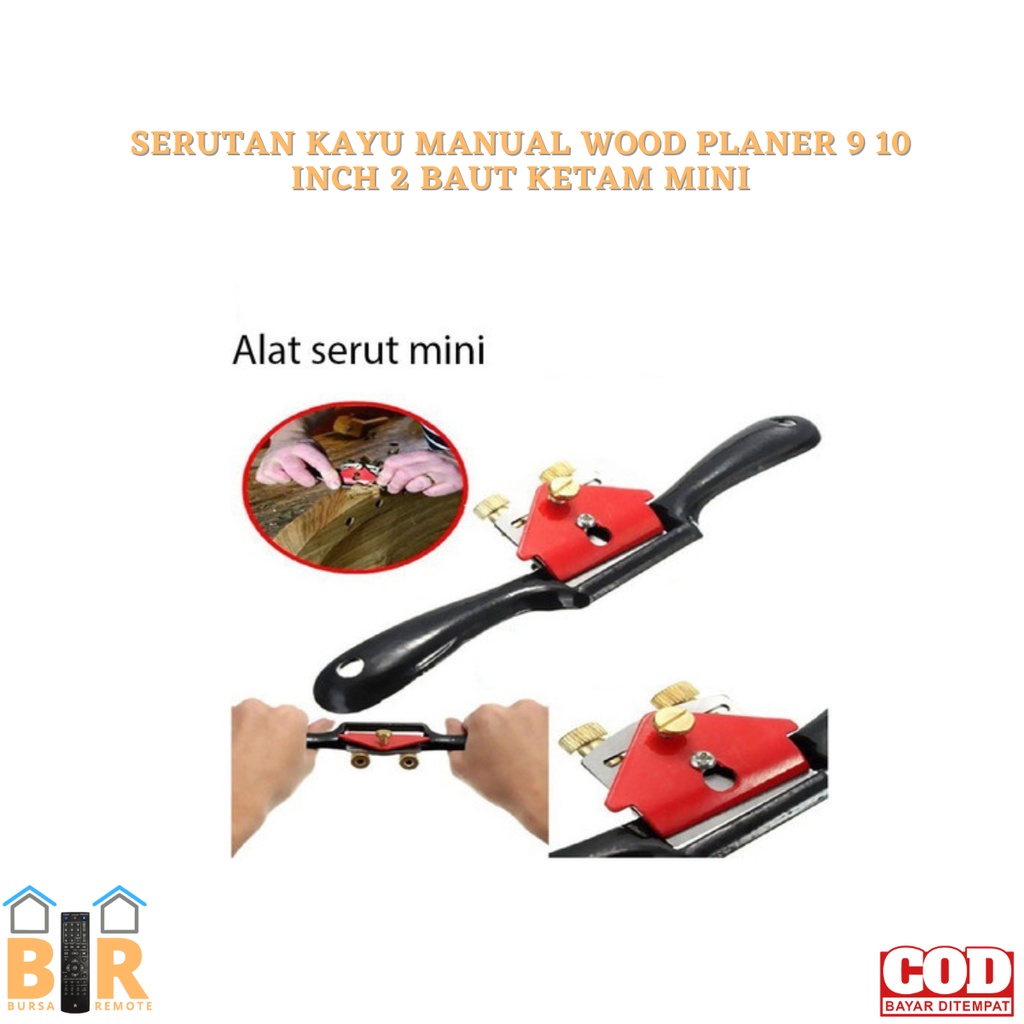 WOOD PLANER 9 10 INCH 2 BAUT Ketam Mini Serutan Kayu Manual