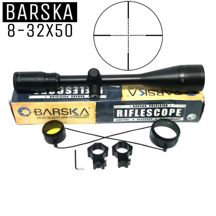 Telescope BARSKA Vermint 8-32x50 AO Rifle Scope Hunting - Teleskop