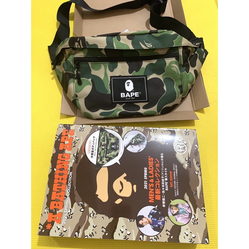 A Bathing Ape Bape Waist Bag Emook 2021 Spring Collection Original