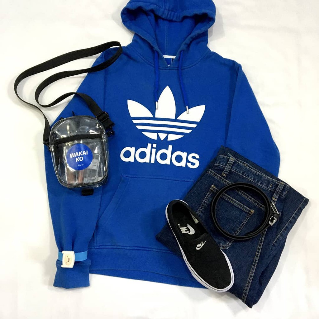 ADIDAS Trefoil Hoodie (Blue)
