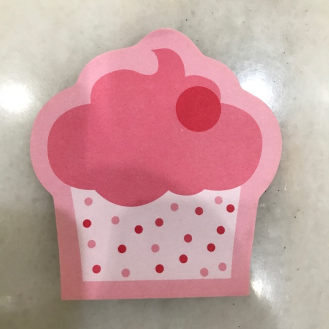 

Sticky notes post-it cute cupcake