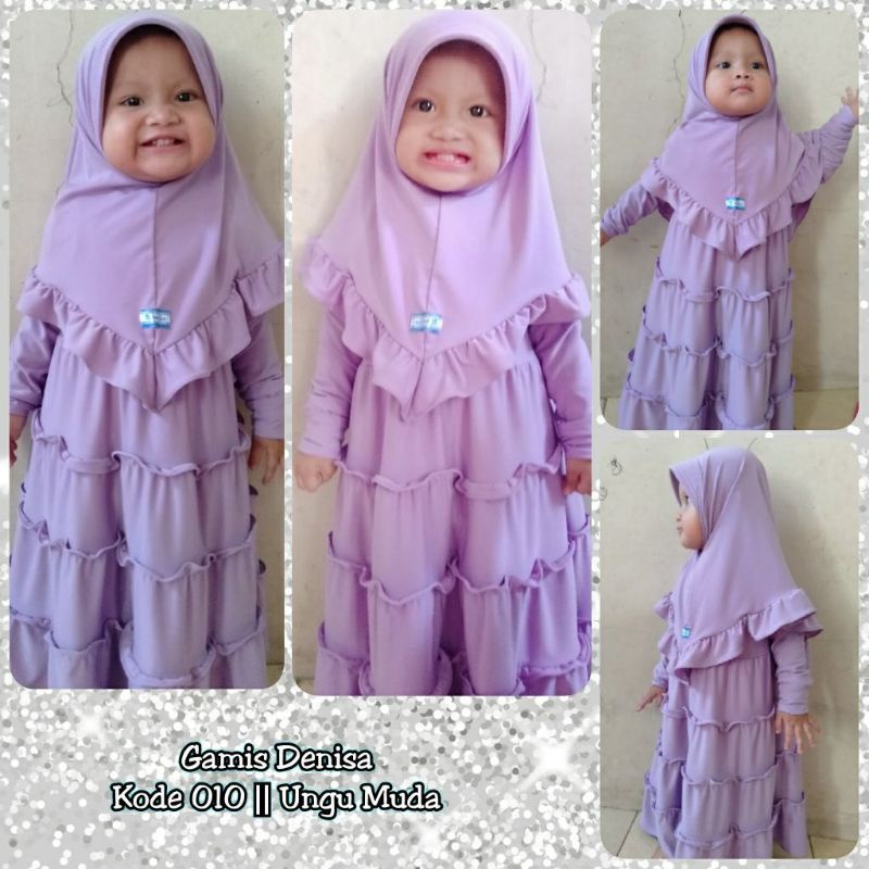 Gamis Rempel Gamis Denisa 010 (Size XS  sampai L)