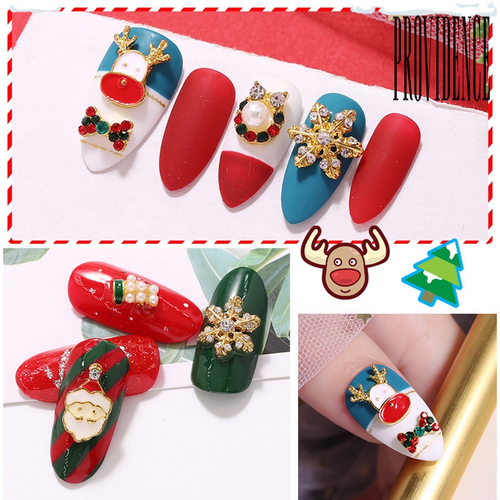 Providence Hiasan Kuku DIY Bentuk Pohon Natal Untuk Nail Art