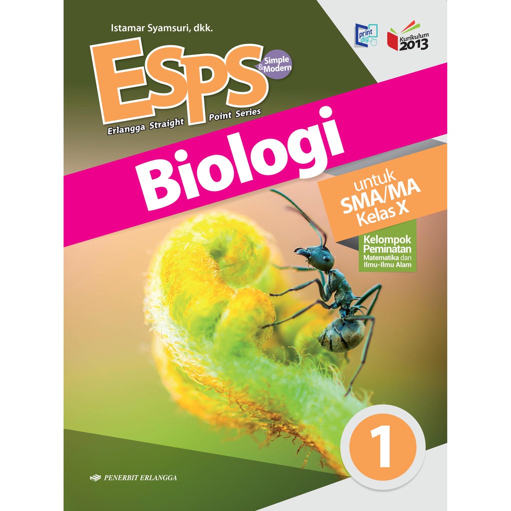 Buku Esps Biologi Sma Ma Kelas 10 Kurikulum 2013 Penerbit Erlangga Shopee Indonesia