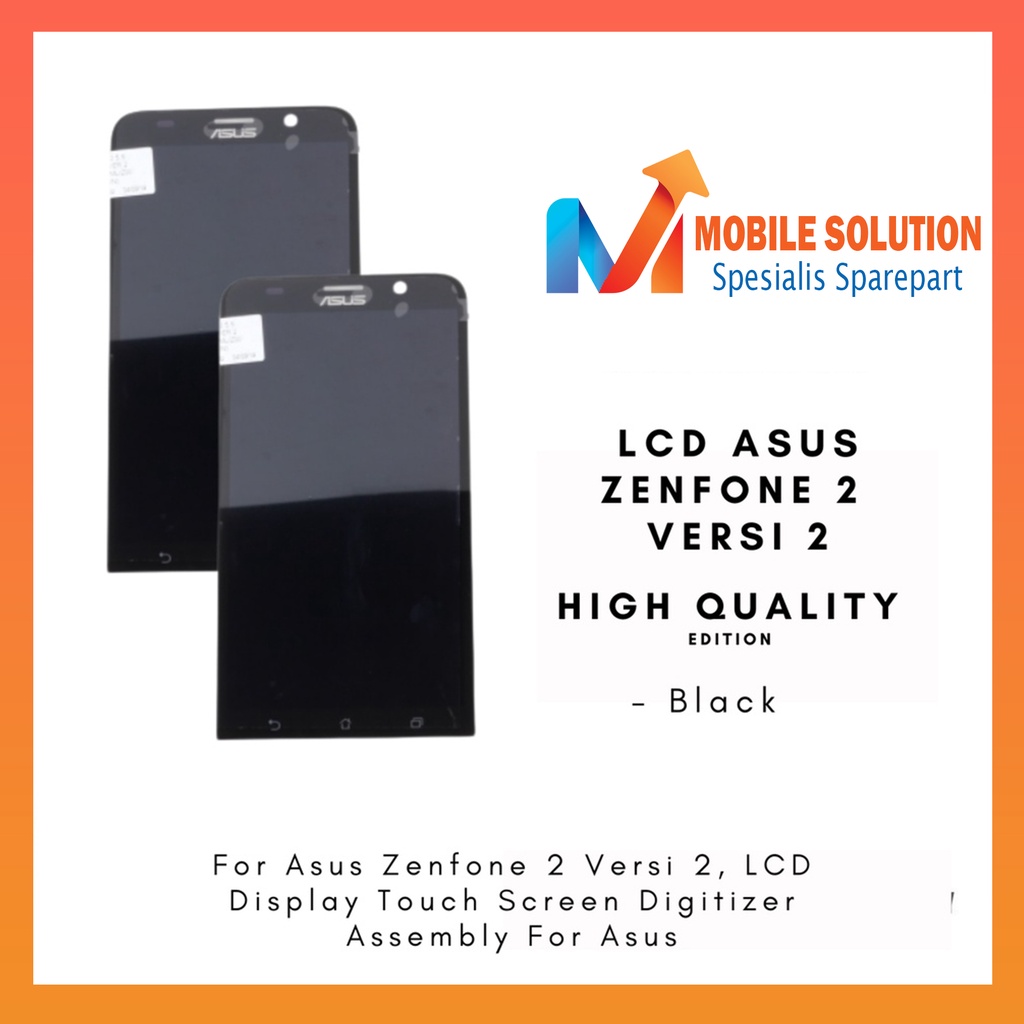Grosir LCD Asus Zenfone 2 Ver 2 ZE551ML Z00  ORIGINAL 100% Fullset Touchscreen Garansi 1 Bulan + Packing / Bubbel