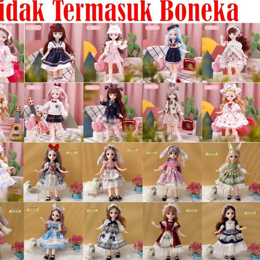 Seri-BBS30 Mainan Anak Perempuan Boneka Yuna Baju Bjd Doll DIY 30 cm ..