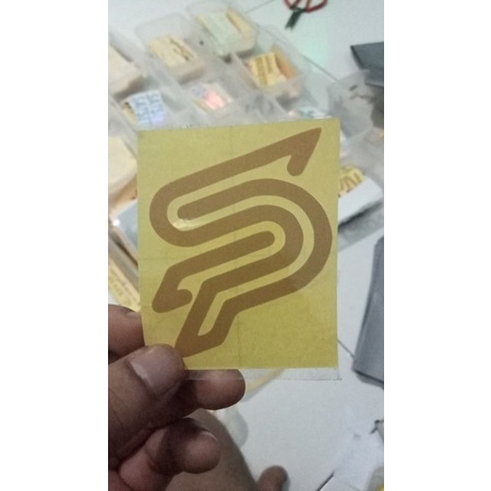 STIKER CUTTING LOGO SP VIRAL KEKINIAN KEREN VARIASI MOTOR HELM MURAH COD