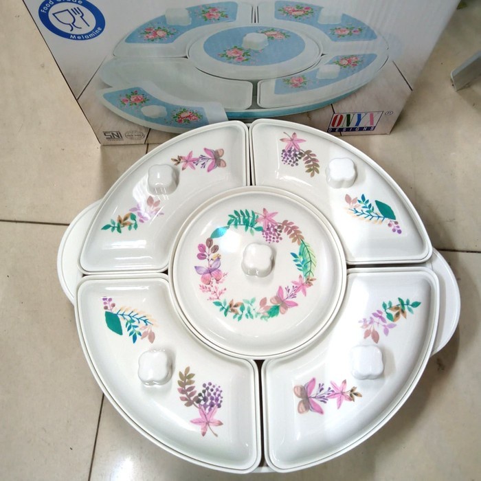 L.Maryanne Serving Set 17" / Prasmanan Onyx / Melamin