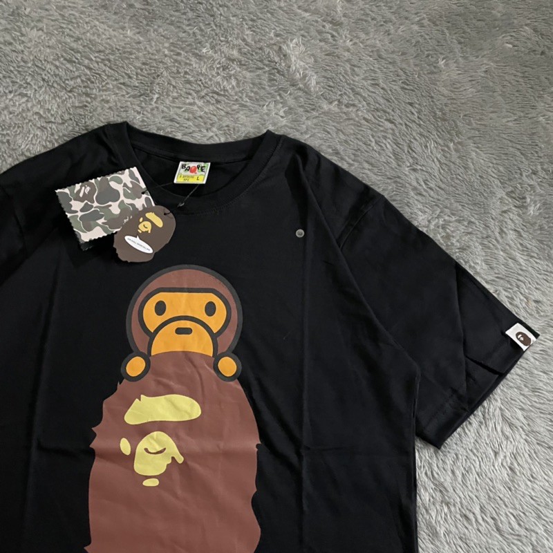 KAOS TSHIRT BAPE MILO GENDONG FULLTAG