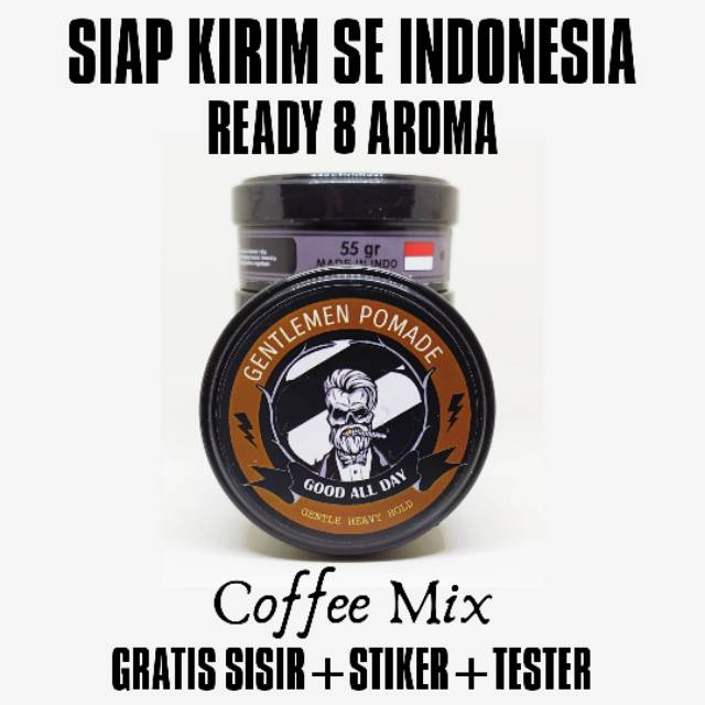 POMADE AROMA GENTLEMEN OILBASED HARGA GROSIR TERMURAH TERLARIS BUKAN POMADE WARNA